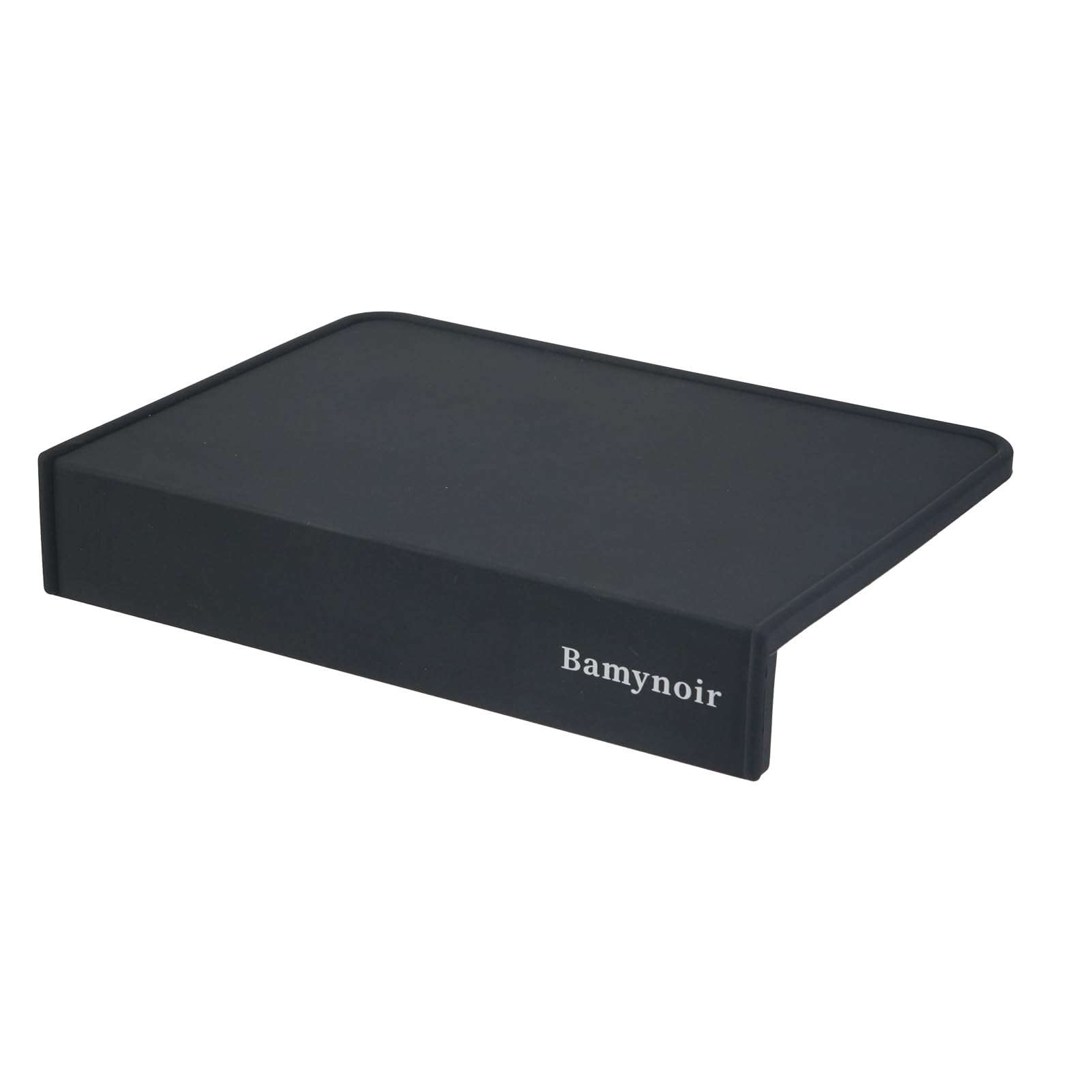 Bamynoir Coffee Tamper Mat,Espresso Tamping Station,Food Grade Silicone,8″×6″Premium Barista Tamping Mat,Non-Slip Portafilter Base & Espresso Station for Precision Coffee Grounds (Black-B)