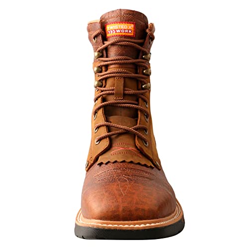 Image of Twisted X mens 8 inch Soft Toe Waterproof Lacer Work Boot