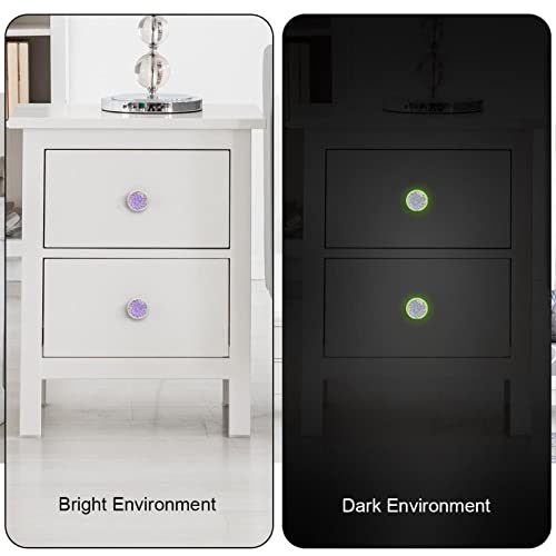 Boutons pour tiroirs de commode blancs ronds 4 pièces - 4