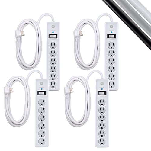 GE 6-Outlet Surge Protector with 15 ft cord