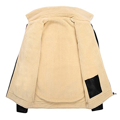 Riou Giacca in Pile Uomo con Cappuccio Giubbotto