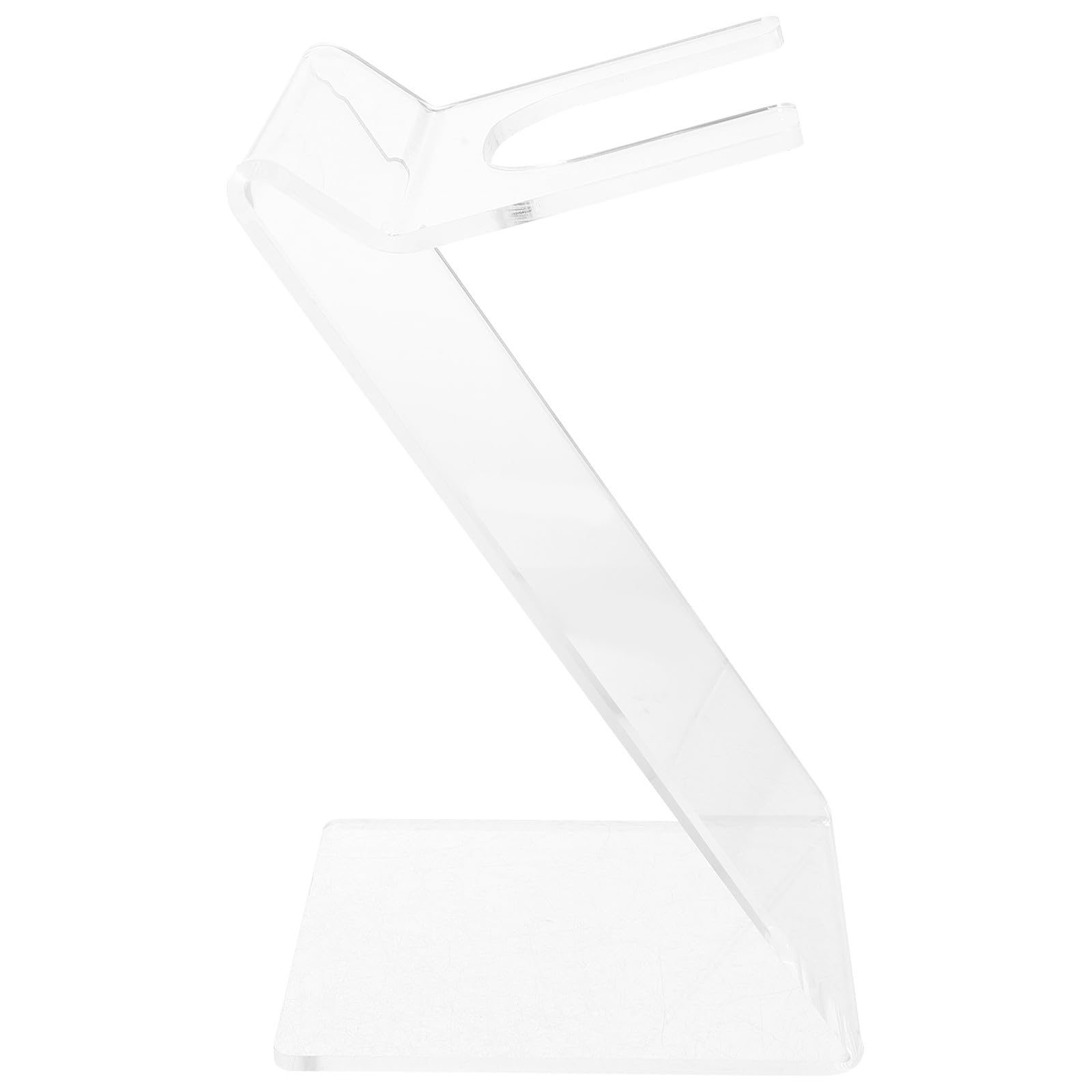 Garneck Porta Asciugacapelli da Tavolo Trasparente in Materiale Robusto Supporto Compatto Salvaspazio per Bagno Domestico e da Viaggio Organizer Leggero per Asciugacapelli Facilmente
