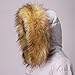 MAGIMODAC Faux Fur Collar detachable Hood Trim Replacement Neck Warmer Scarf Shawl Wrap For Winter Coat Jacket (Brown, 90cm/35.43’’)