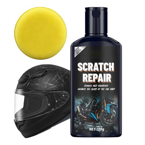 Borra arañazos para gafas y crema borra rayado casco de 120 g con aplicador