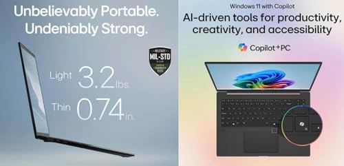 Image of LG gram Ultra-Light Laptop 17.0 inch Touchscreen IPS WQXGA Display | Intel Ultra 7-258V, 32GB LPDDR5X, 2TB SSD, Intel Arc 140V, Backlit KB, Thunderbolt 4, WiFi 7, Windows 11 Home w / DKZ Hub
