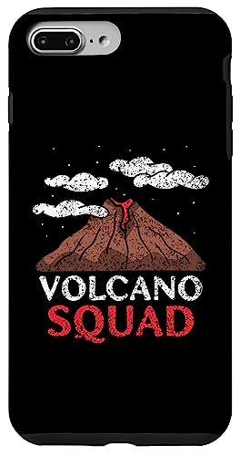 Volcano Squad 火山火山 地質学 溶岩 火山 スマホケース iPhone 7 Plus/8 Plus 用
