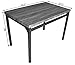Zenvida Dining Table Set For 4, Rustic Grey 5 Piece Dinette Set Kitchen Table 4 Chairs