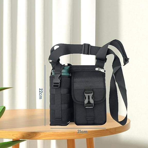 Prevalentn Shoulder Bag, Shoulder Bags With Water Bottle Holder, For Outdoor sports, fitness4