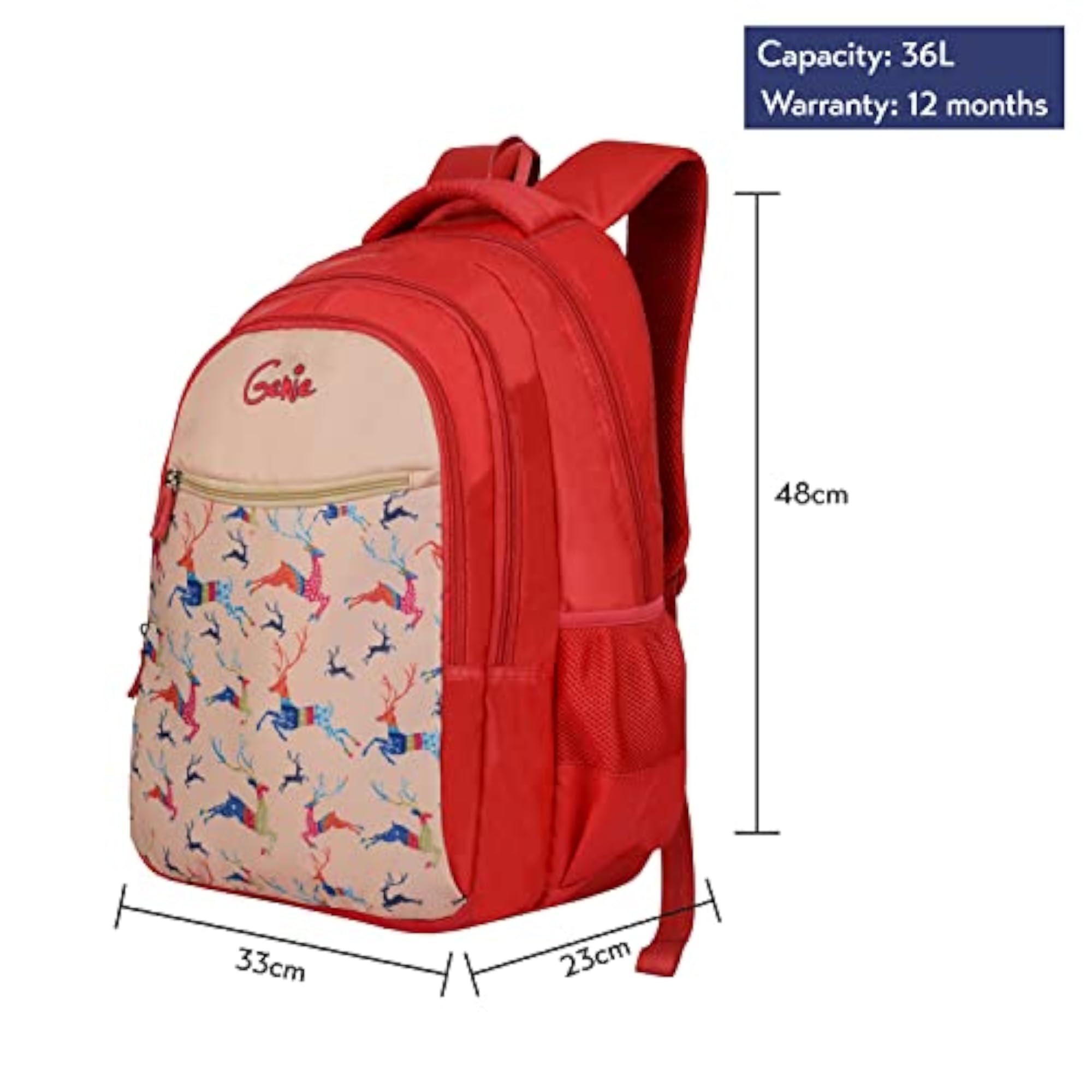 36L Stylish Laptop Backpack for Women & Girls