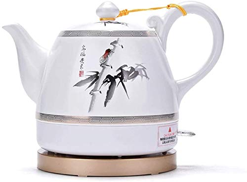 Haushalts-Wasserkocher Keramik abnehmbare Basis Kochen Trockenschutz （Bambus） 1L