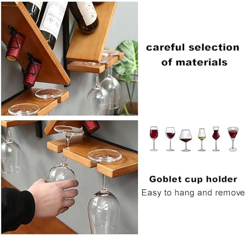 Casier à vin mural gain de place pour optimiser les petits bars