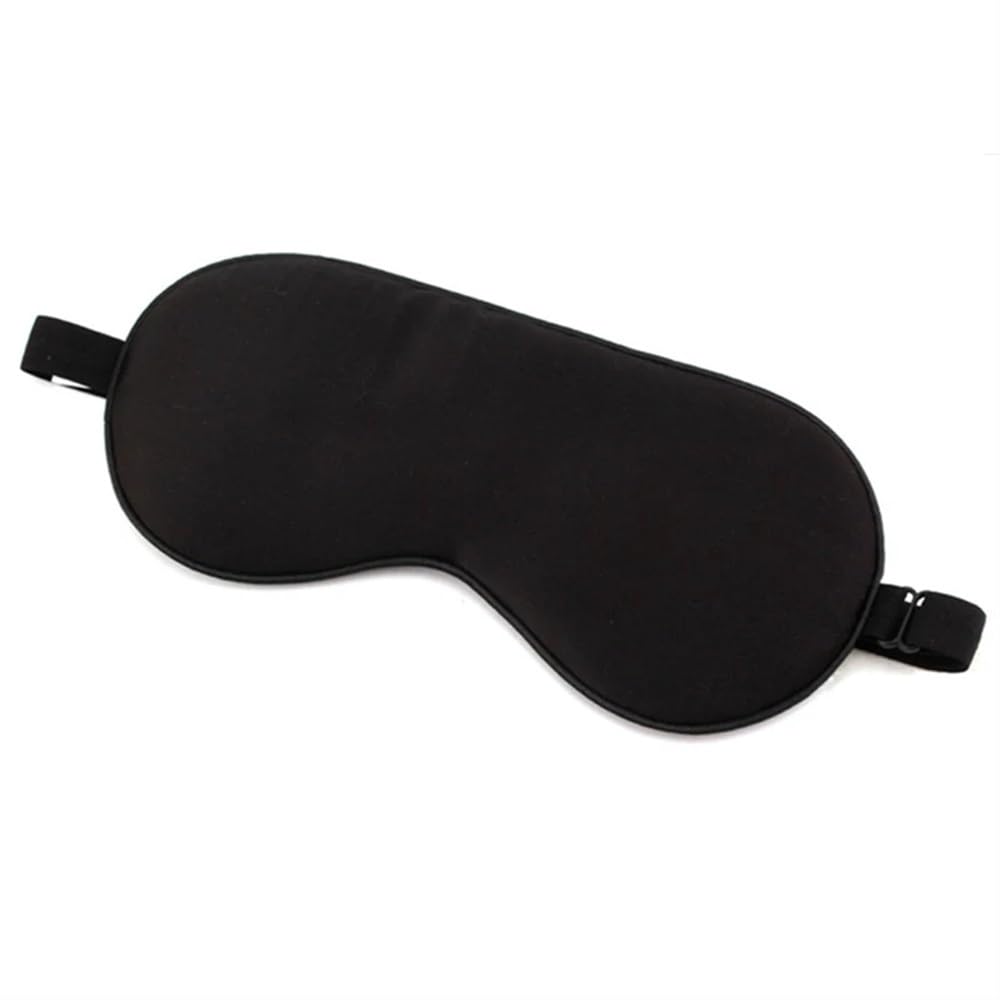 Mascherina per occhi in seta di gelso, per adulti, morbida, liscia, per dormire, fascia elastica per dormire, 4 pezzi