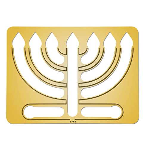 Présentoir capsules Nespresso Menorah Hanoucca d'exception miroir or - 4
