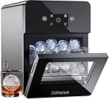 Silonn 2.4″ Sphere Ice Maker, Clear Ice Ball Maker with...