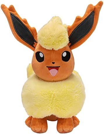 Pokemon Cuddly Toy Flareon Flamara 20 cm - Pokemon Plush Toy - New 2023 - Pokemon Plush - Officially Licensed Pokemon Toy