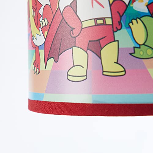 Image of Ryan's World Stick Table Kids Lamp with Pull Chain Themed Printed Decorative Shade
