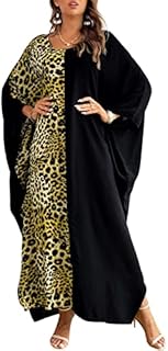 Bsubseach Kaftan Dresses for Women Swimsuit Coverup Solid Color Beach Caftan Loungewear