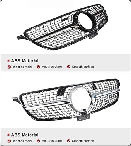 Calandre Avant Mercedes GLE W166 protège le radiateur et optimise le flux d'air du moteur 2016+ - 7