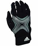 adidas Powerweb 2.0 Fußball Empfänger Handschuhe, schwarz/Silber