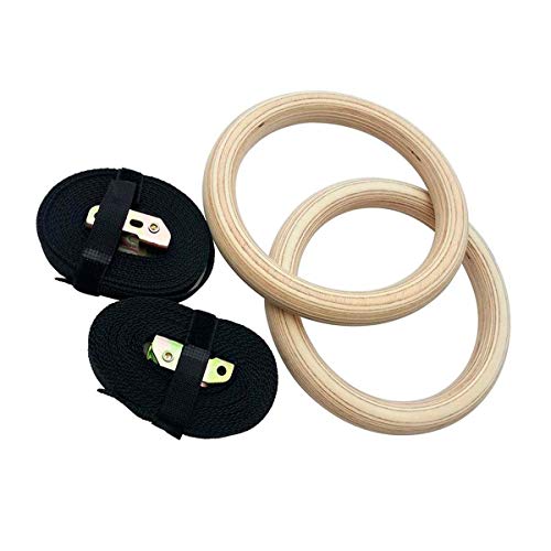 Argola de Suspensão Olímpica de Madeira - Gym Ring - Slade Fitness