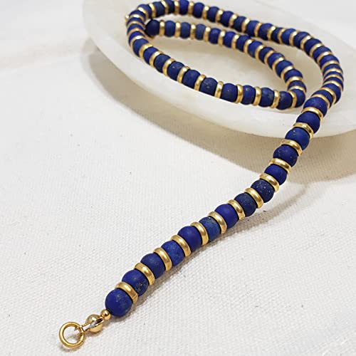 Museum Reproductions Lapis Lazuli Sumerian Necklace - 16" #TOP4