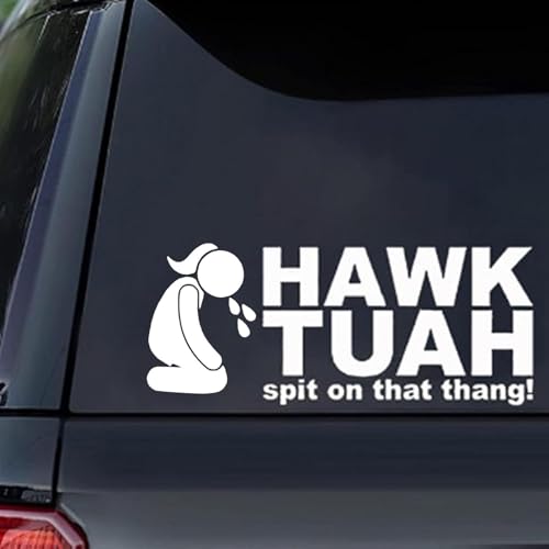 znutc Hawks Tush Autoaufkleber, 5 Stück Spit That Thang Girl Sticker, Lustige Meme Stickers, Kreative Urkomische Parodie Aufkleber, Wasserfester Hawks Tuah Aufkleber für Laptops und Autozubehör – Bild 7
