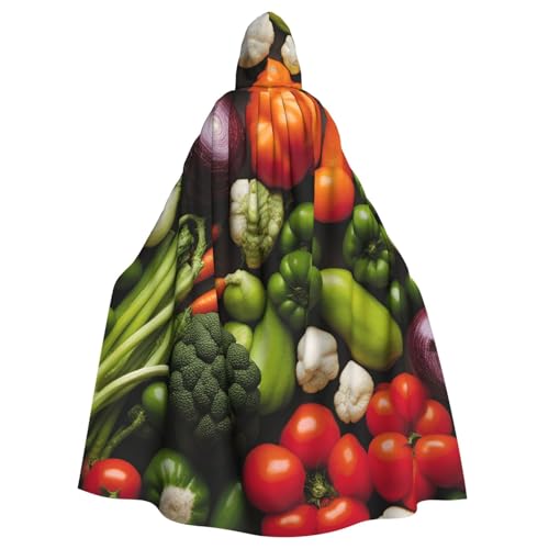 Cape à capuche légumes adulte parfaite pour vos célébrations en plein air