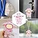 2025 New Clothes for 17cm Clothes Set for Doll, Keychain Accessories for Dolls, Faking Animal Style Outfit for 17cm Doll Jumpsuit (Pink)