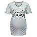 Produktbild Lurcardo Stillshirt, Kurzarm Damen Frauen Umstands Tshirt, Brief Drucken V-Ausschnitt Damen Umstandstop Umstandsmode Stilltop Schwangerschaft Stilloberteil Mode Shirt Tanktops Casual Damen Oberteile