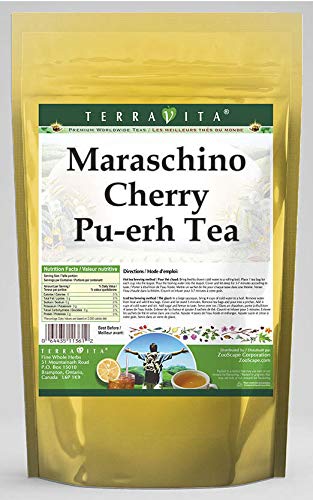 Té Pu-erh de cereza maraschino (50 bolsitas de té, ZIN 532631) - Paquete de 3
