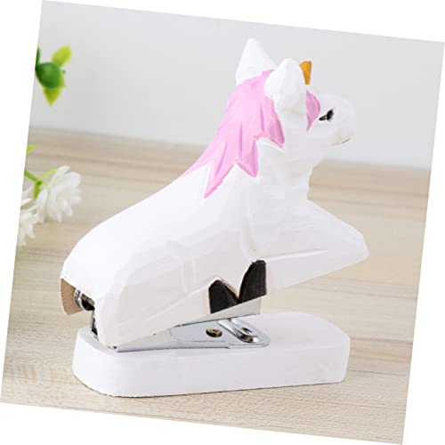 Stobok Home Gift Birthday Clips Portable Cute Desktop Handy Friends Carving Sewer School Paper Animals Handmade Children Office Shape Staplers- Novelty Stapler Manual Use Teacher #TOP2