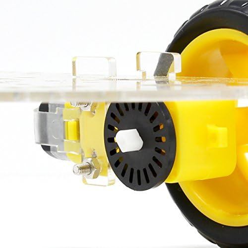 The perseids Robot Car Chassis Kit Smart Educational Toy DIY Programmable Project with Speed Encoder, Wheels and Battery Box for Kids Teens Arduino/Microbit/Raspberry Pi (2WD) 4 41Tb4Z2ZVWL. AC