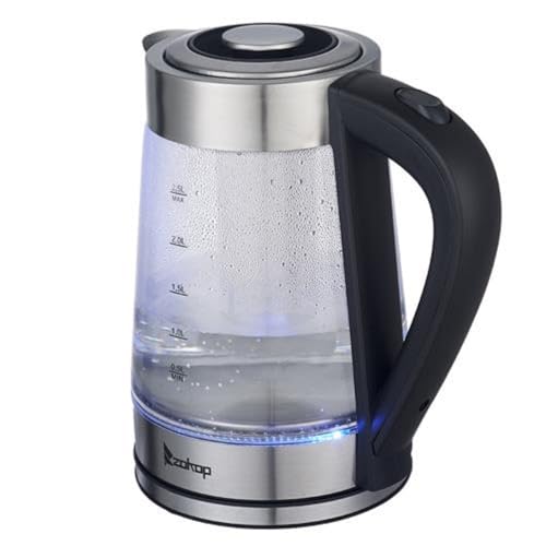 Hervidor Eléctrico 2.5L 110V Acero Inoxidable Negro miniatura 7