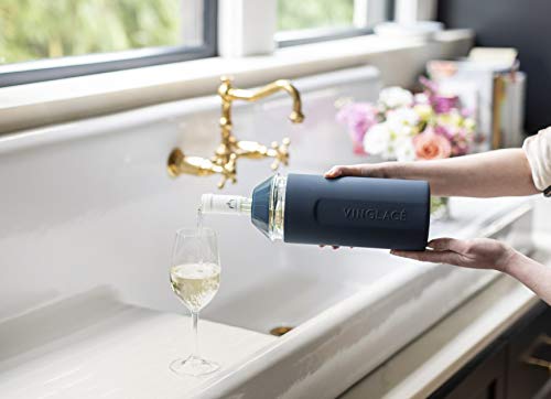 image for Vinglacé Wine Bottle Chiller- Portable Champagne Insulator- Stainless