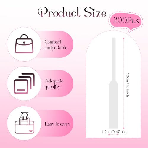 Image of 200Pcs Perfume Tester Strip | Disposable Perfume Strips Tester | Fragrance Tester Strips for Essential Oils, Fragrances, Diffuser Testing (1.2 x 13cm)