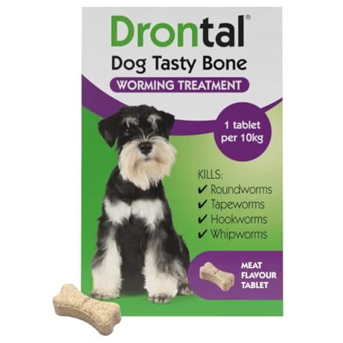 Drontal Dog Tasty Bone, 102 tablets