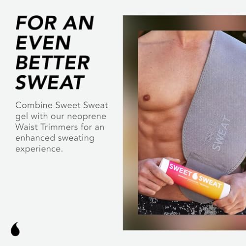 Sweet Sweat Waist Trimmer for Women and Men - Sweat Band Waist Trainer for High-Intensity Training & Workouts - Image 6