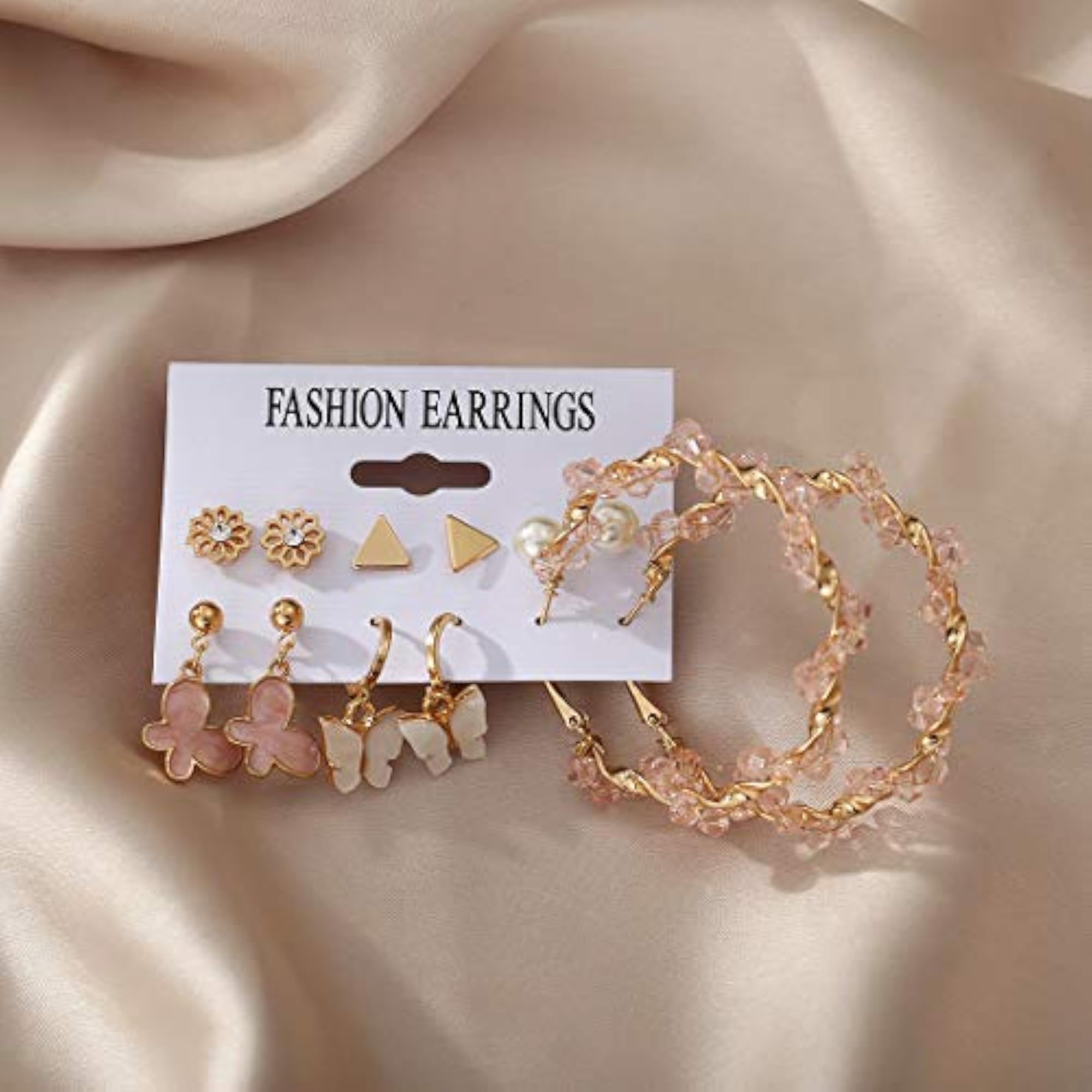 Elegant AD & Pearl Stud Earrings for Her