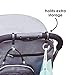 Diono Buggy Hooks for Stroller - 2 Pack of Stroller Hooks, Durable and Convenient 360 Swivel Stroller Clips, Hang Diaper Bag to Stroller