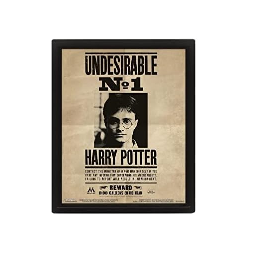 Harry Potter - Poster 3D Potter / Sirius, Negro, 10 x 8 x 1.3 cm