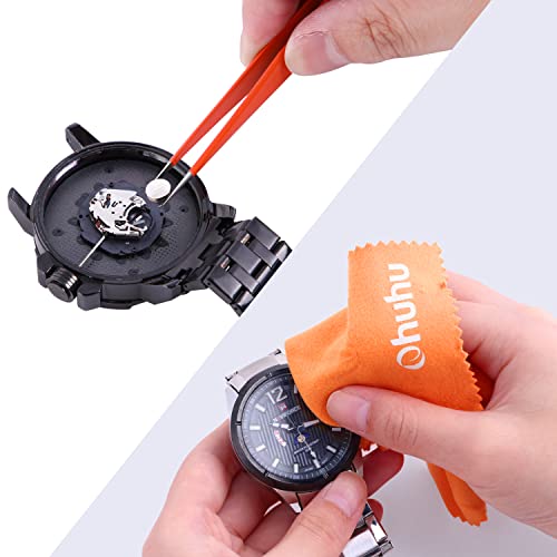 Ohuhu Watch Press Set, Professional 27 Piece Watch Case Closer With 12 Dies Watch Case Openner Watch Press Kit For Close Snap Off Watch Back Cover #TOP4