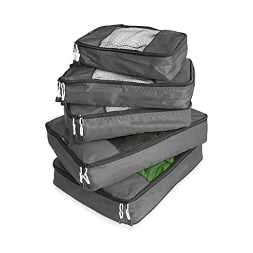 Best luggage organizer cubes 5-Piece Packing Cube System for Travelers