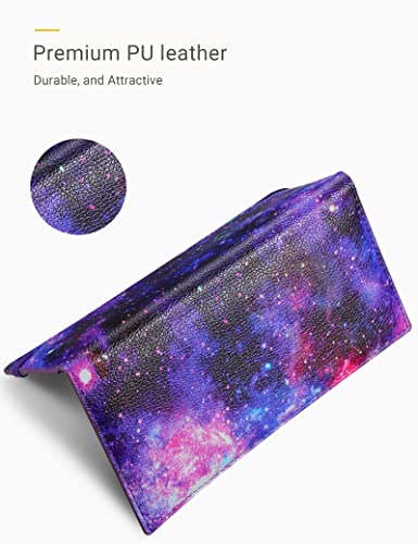 Image of Zreal Checkbook Cover for Men & Women, Premium Vegan Leather Checkbook Holder for Top & Side Tear Duplicate Checks with RFID Blocking (Starry)