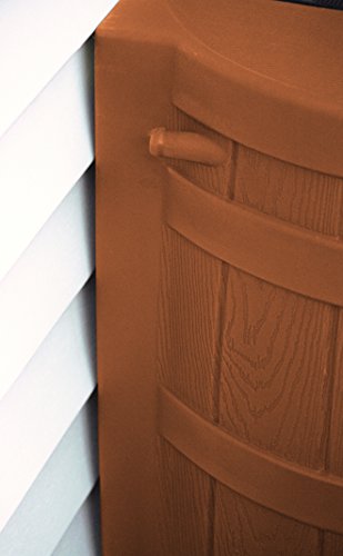 Image of Good Ideas Rain Wizard Water Collection Barrel, 50 Gallon, Terra Cotta