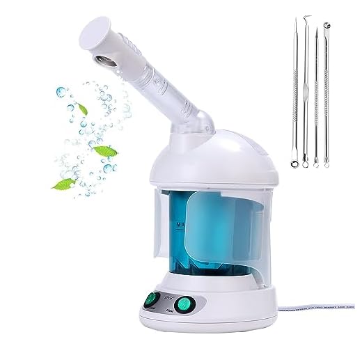DYB Portable Facial Steamer, Nano Ionic Face Steamer with 360°Rotatable Sprayer,Mini Facial Steamer for Salon and Spa,1 Piece Headband and 4 Pieces Steel Skin Kits.