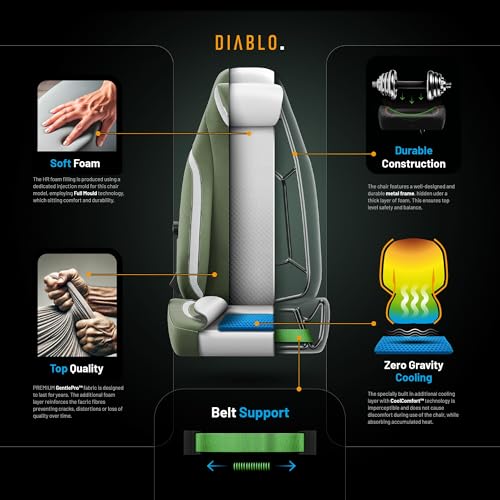 X.Eye Prime Sedia Gaming Ufficio Ergonomica, Poltrona Gamer Tessuto | Poggiatesta Magnetico | Seduta Rinfrescante, Supporto Lombare | Regolabili Braccioli 4D | Caricabile fino a 140 kg - Sedia gaming - Immagine 4