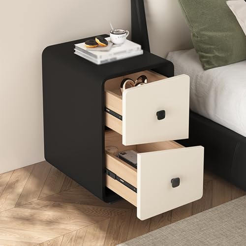 Table de chevet moderne kaki petit espace meuble d'appoint de nuit - 5