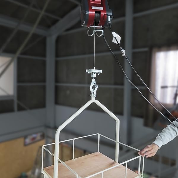 Amazon.co.jp: ミナトワークス 電動ウィンチ用 吊カゴ（シャックル付き 