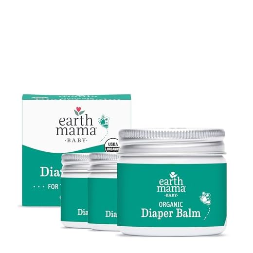 Earth Mama Organic Diaper Balm 2-Ounce | Diaper Cream for Baby | EWG Verified, Petroleum & Artificial Fragrance-Free with Calendula for Sensitive Skin (3-Pack)