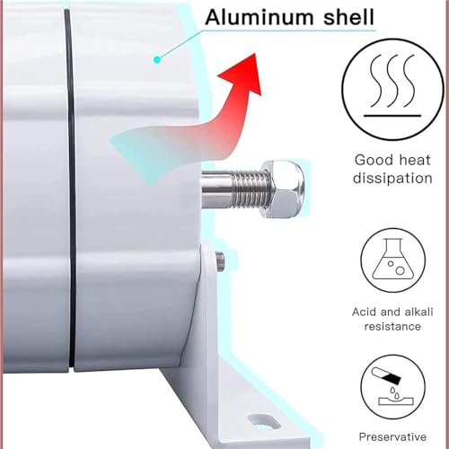 Kit generador de turbina eólica con Controlador de Carga, Equipo productor de Electricidad Vertical, alternador de imán Permanente Mejorado de 12000 W, generador de CA trifásico sin engranaj